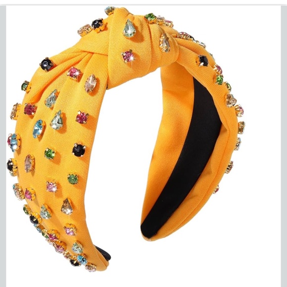 Shiraleah Embellished Yellow Headbands yellow and orange main image 8